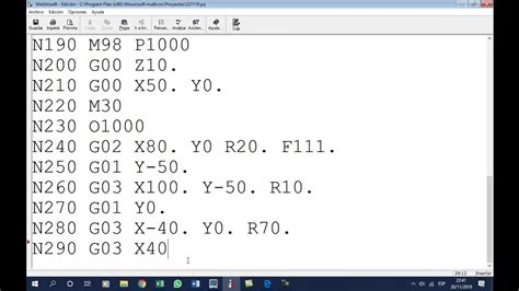 programação cnc fresa|código g para cnc.